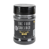 Four Saucemen The Black Truffle Rub 100g, front of jar
