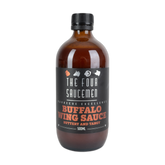 Four Saucemen Buffalo Wing Sauce 500ml, front of bottle