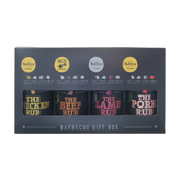 Four Saucemen The Barbecue Gift Box, four original rubs