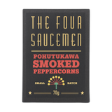 Four Saucemen Pohutukawa Smoked Peppercorns 70g, front of pack