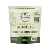 Smokes Seasoning Garlic Jalapeño Ranch Seasoning Mix 250g pouch, front - official product photography