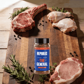 Republic The General gluten-free BBQ rub - beauty lifestyle shot