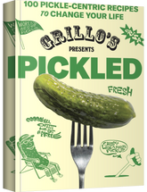 Grillo's Presents Pickled by Raphael Jacob Khutorsky hardback cookbook — front cover