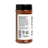 Hardcore Carnivore Chilli Lime rub, ingredients side of pack