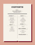 Prime Cuts by Jess Pryles hardback cookbook — contents page listing every cut chapter