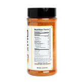 Hardcore Carnivore Sweet BBQ rub, ingredients side of pack