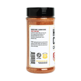 Hardcore Carnivore Sweet BBQ rub, nutrition information side of pack