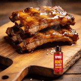 Republic Honey BBQ Sauce gluten-free - action lifestyle shot