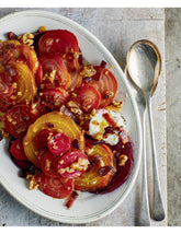 How to Grill Vegetables by Steven Raichlen paperback cookbook — smoked beet salad with raisin vinaigrette