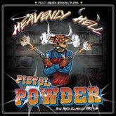 Heavenly Hell Pistol Powder espresso beef rub 150g — official label artwork