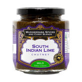 Mudgeeraba Spices South Indian Lime Chutney Mild 350g jar front