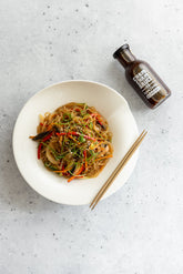 ChamCham Honey Pepper Ganjang japchae noodles