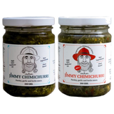 Jimmy Chimichurri Classic and Hot bundle — two 200g jars