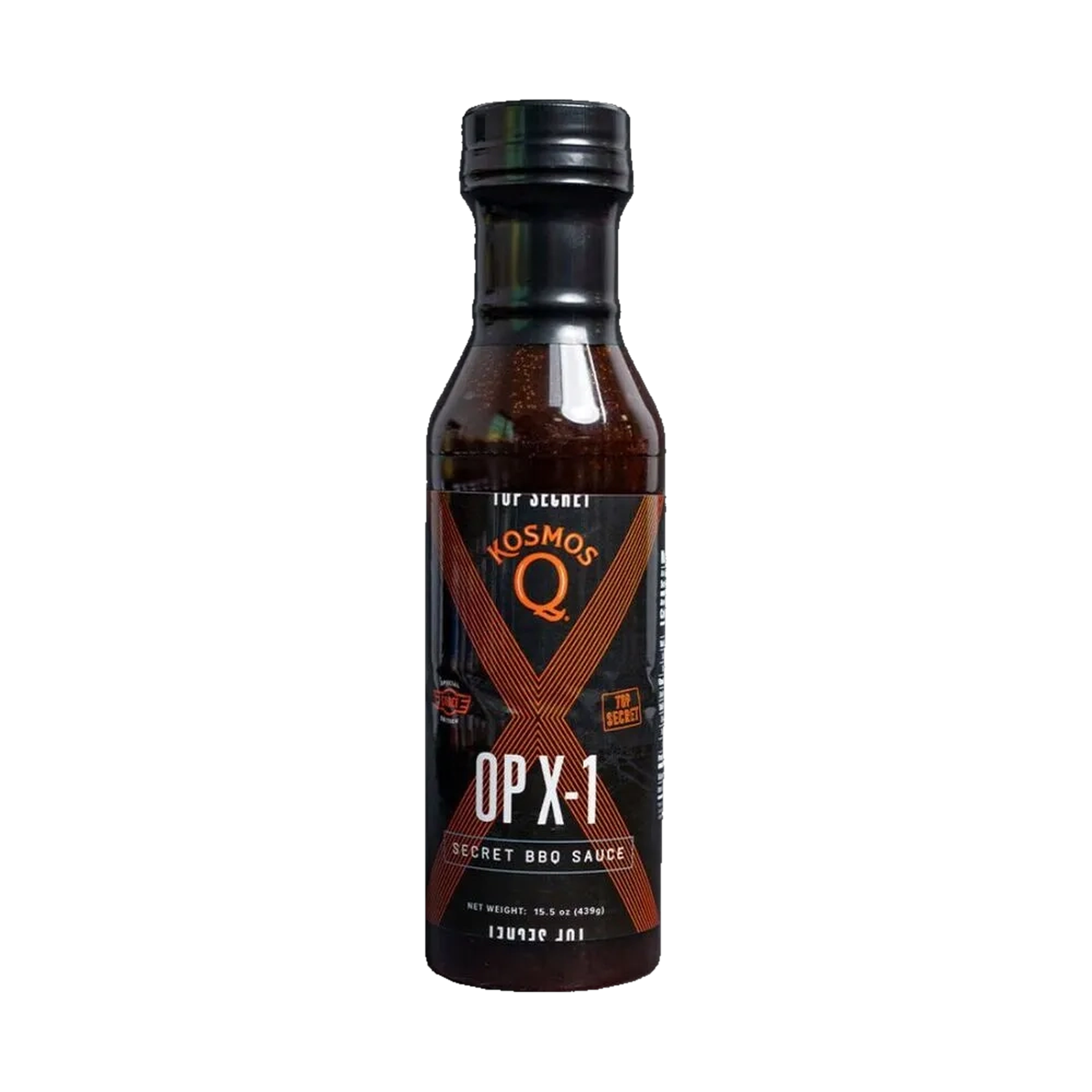 Kosmos Q OP-X 1 BBQ Sauce – 439g product front label