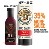 Kosmos Q OP-X 1 BBQ Sauce – 439g product front label
