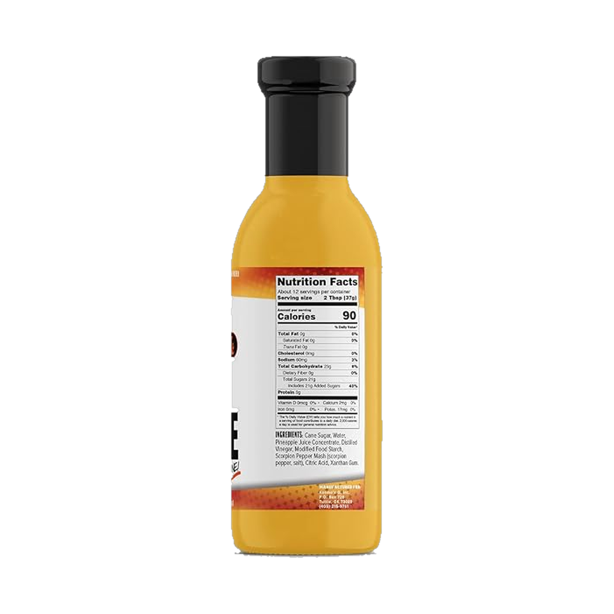 Kosmos Q Pineapple Heat BBQ Glaze product front label
