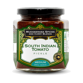 Mudgeeraba Spices South Indian Tomato Pickle Medium 300g jar front
