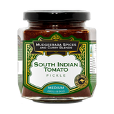 Mudgeeraba Spices South Indian Tomato Pickle Medium 300g jar front