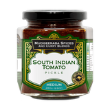 Mudgeeraba Spices South Indian Tomato Pickle Medium 300g jar front