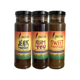 Little Brixton Jamaican Trio Bundle — three bottles on transparent background