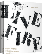 Live Fire by Helen Graves hardback cookbook — front cover