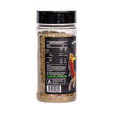 Low n Slow Basics Lamb Layup lamb rub 220g, left side of shaker, transparent background