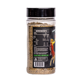 Low n Slow Basics Lamb Layup lamb rub 220g, left side of shaker, transparent background