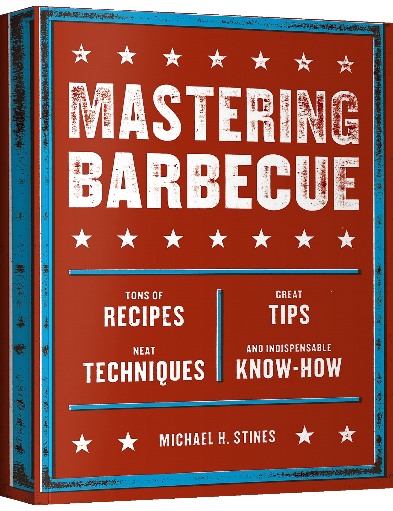 Mastering Barbecue by Michael H. Stines paperback cookbook — front cover
