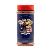 Meat Church Holy Cow 340g beef BBQ rub — front of shaker on transparent background