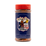 Meat Church Holy Cow 340g beef BBQ rub — front of shaker on transparent background