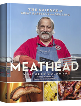 Meathead by Meathead Goldwyn hardback cookbook — front cover
