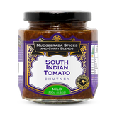 Mudgeeraba Spices South Indian Tomato Chutney Mild 330g jar, front label