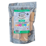 Natural Smoke BBQ Woods Apple wood chunks 1kg bag — front of bag on transparent background