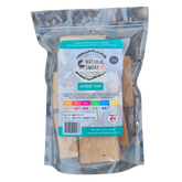 Natural Smoke BBQ Woods Aussie Oak wood chunks 1kg bag — front of bag on transparent background