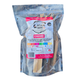 Natural Smoke BBQ Woods Cherry wood chunks 1kg bag — front of bag on transparent background