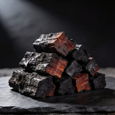 Natural Smoke Ironbark BBQ smoking wood chunks close-up