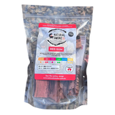 Natural Smoke BBQ Woods Red Gum wood chunks 1kg bag — front of bag on transparent background