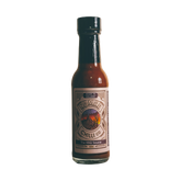 Nomad Chilli Co The BBQ Sauce smoky habanero BBQ hot sauce 148ml, front of bottle on transparent background