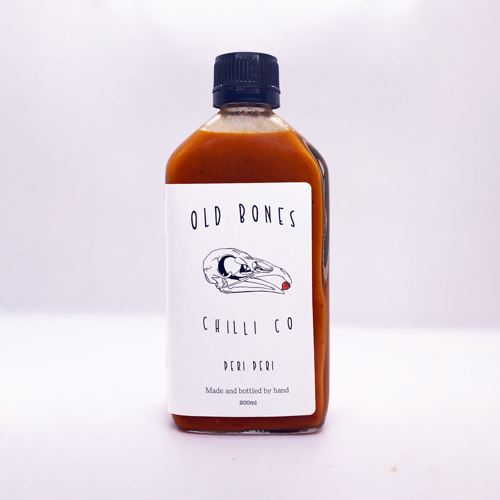Old Bones Chilli Co Peri Peri Sauce 200ml bottle