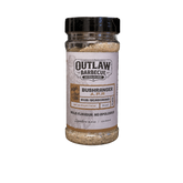 Outlaw Barbecue four pack bundle — Bushranger A.P.R. 300g all purpose rub shaker, transparent background