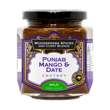 Mudgeeraba Spices Punjab Mango & Date Chutney Mild 320g jar front