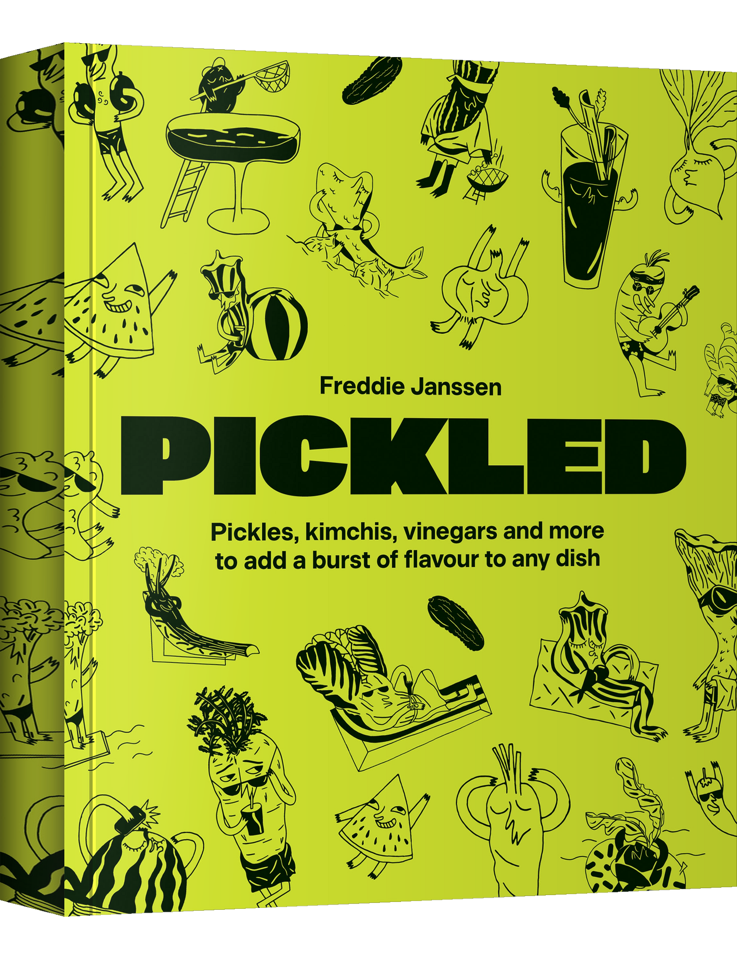 Pickled by Freddie Janssen paperback cookbook — front cover