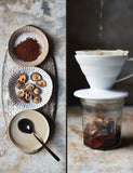 Pickled by Freddie Janssen paperback cookbook — Coffee Pickle Pour Over Mushrooms page