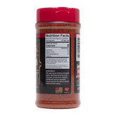 Plowboys BBQ Yardbird Rub 397g — side of shaker showing ingredients and nutrition panel