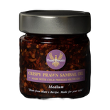 Proud Phoenix & Co Crispy Prawn Sambal Chilli Oil — front of jar on a transparent background