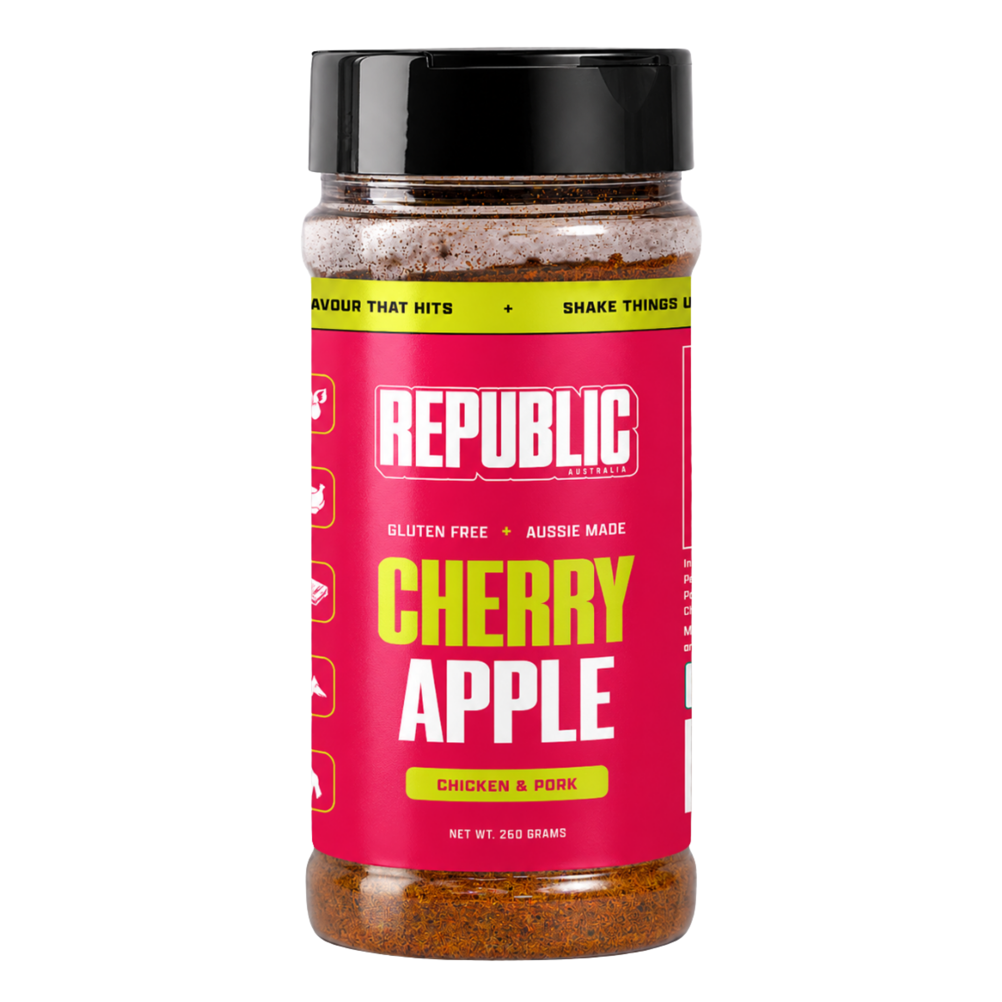 REPUBLIC Cherry Apple Chicken & Pork BBQ Rub 260g