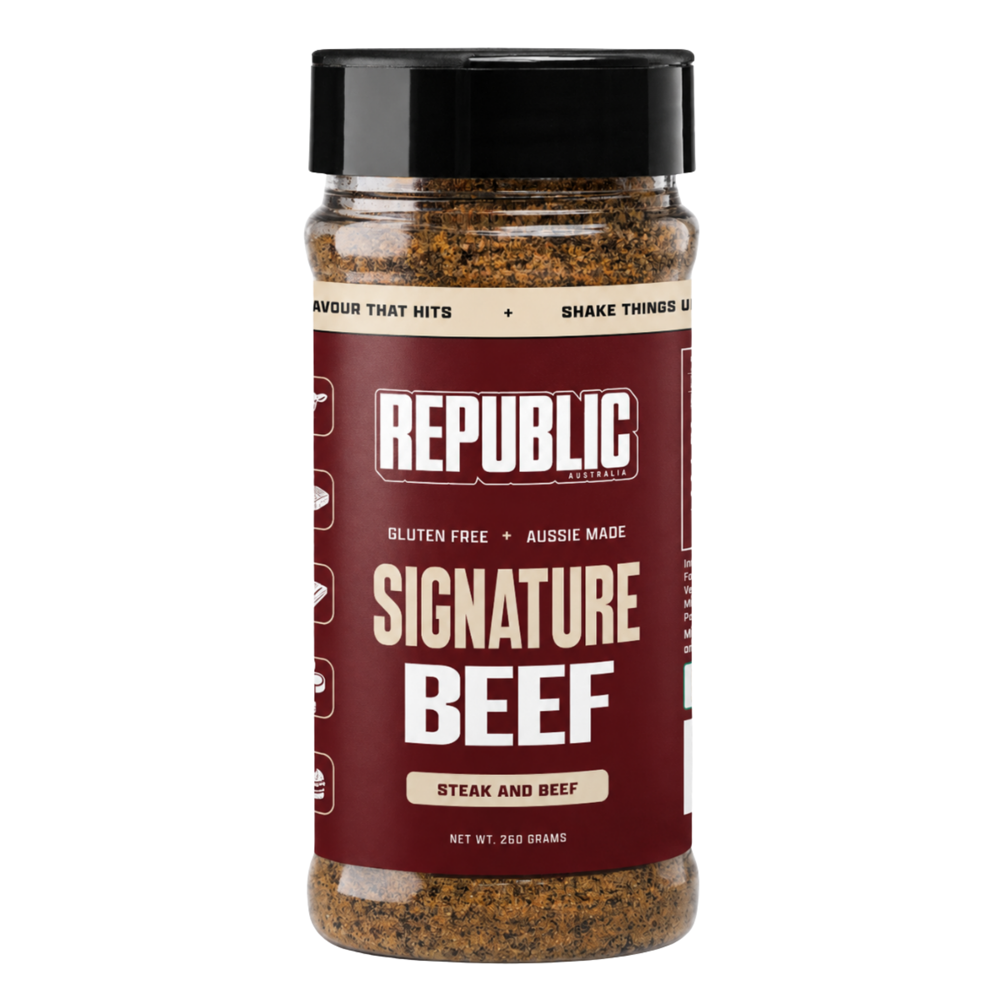REPUBLIC Signature Beef Steak & Beef BBQ Rub 260g
