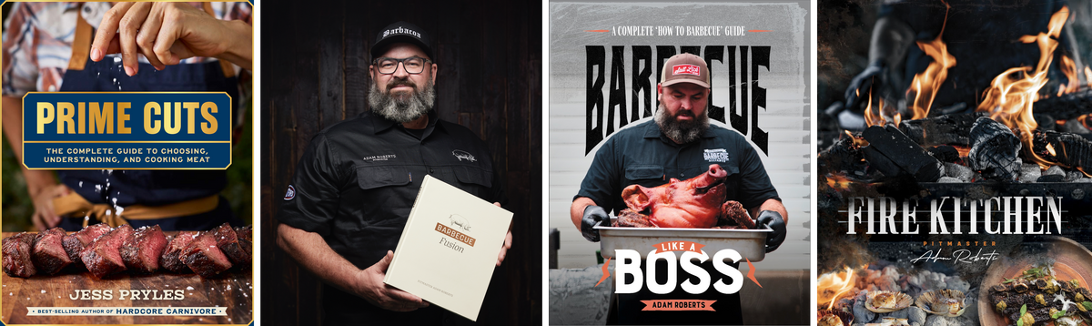 Wood, Fire & Smoke, Wing Crush and The Whole Fish Cookbook