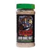Stef the Maori Rub One Out 240g all purpose seasoning, front of shaker, high-resolution