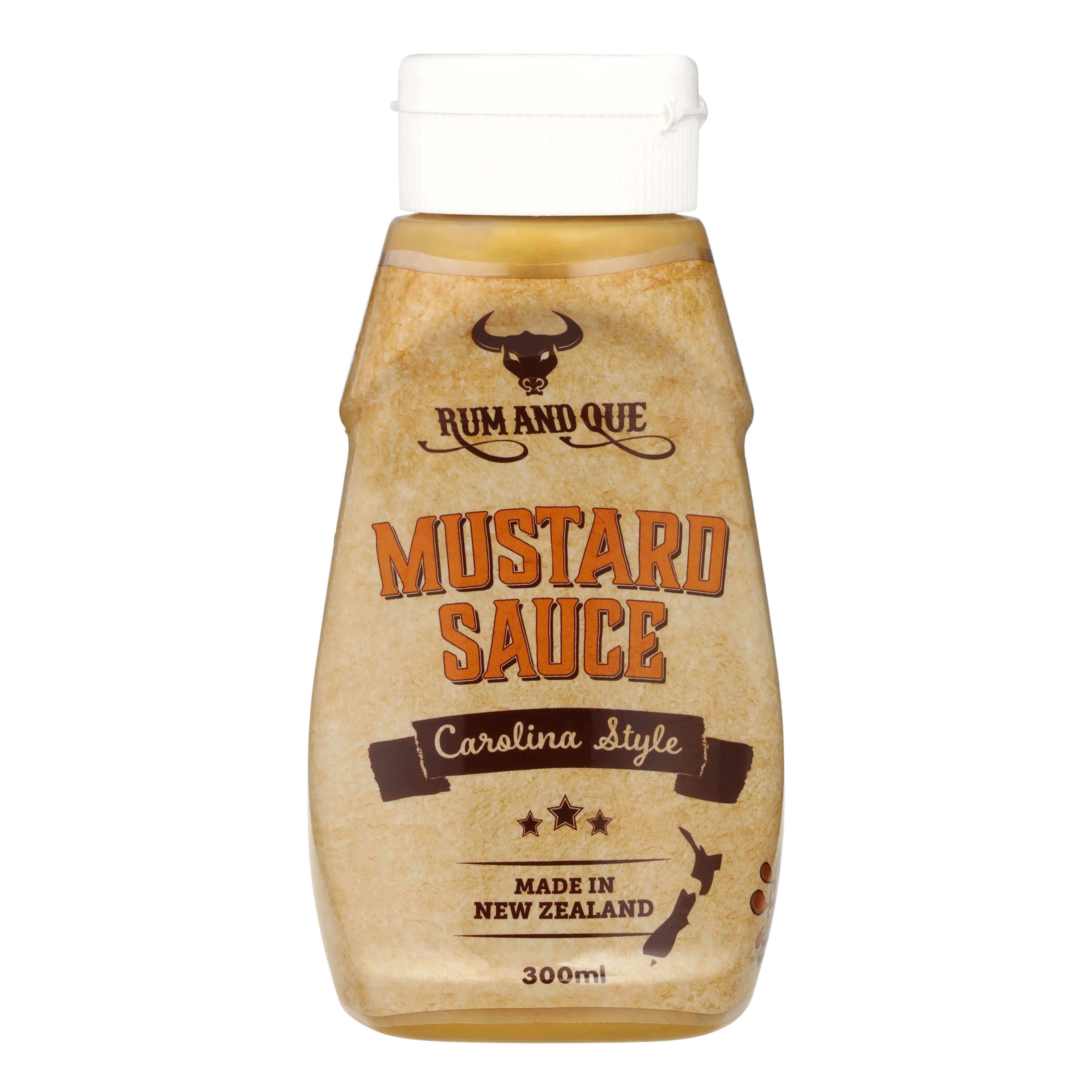 Rum and Que Mustard Sauce Carolina Style 300ml